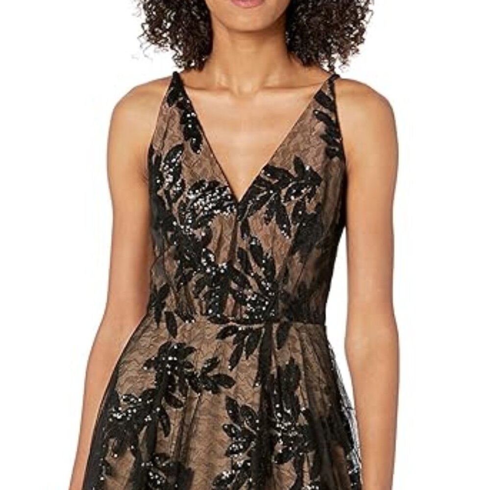 Dress The Population NEW WITH TAGS Size Med Sequin MIdi
